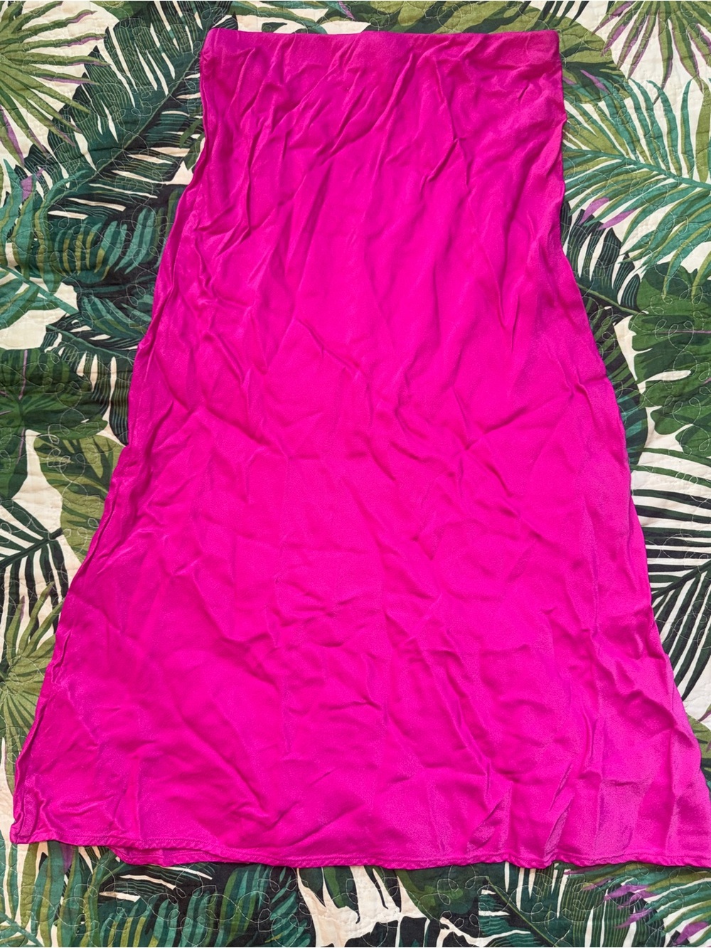 Anthropologie Tilda Slip Midi Skirt
